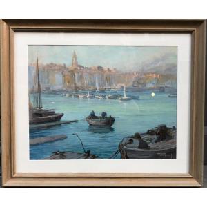 View Of Marseille By René Roussel