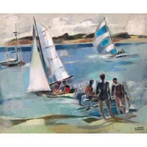 Bassin d'Arcachon Le Pyla Sur Mer Par Jean Cluseau- Lanauve Cluseau Lanauve 