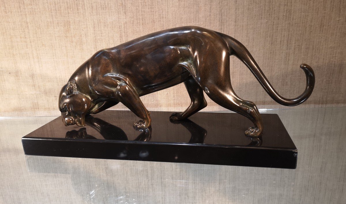 Panthère En Bronze 1930, Irénée Rochard