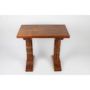 Victor Henri Cortray Solid Oak Coffee Table