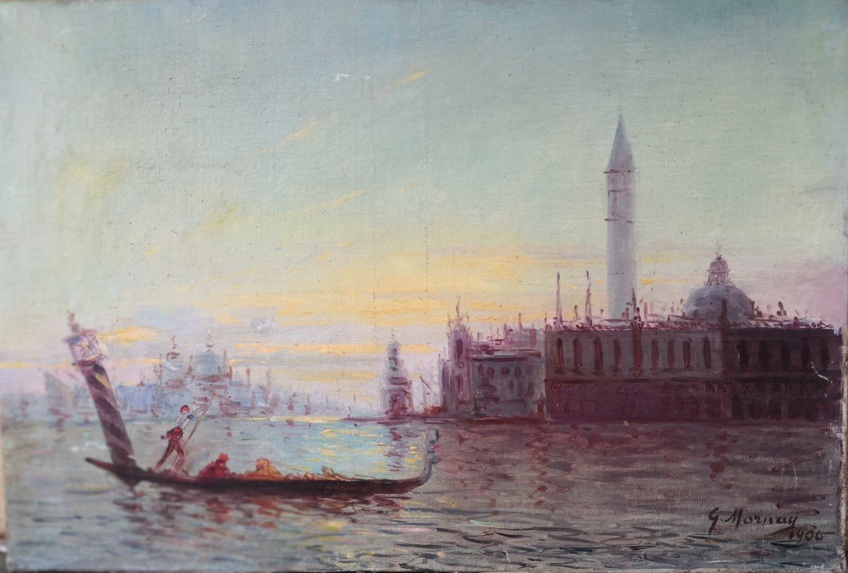 G. Mornay - Venise - Huile Sur Toile - XIX - XX