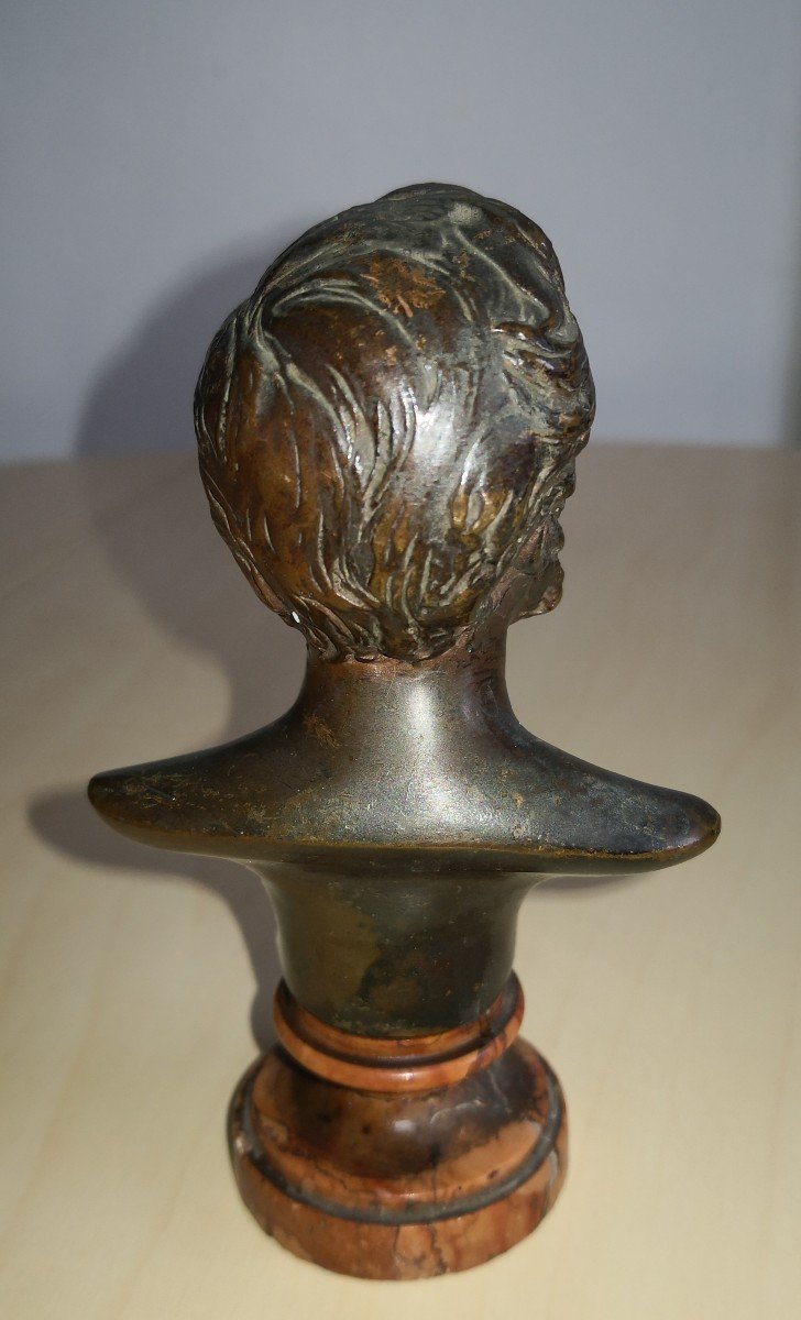 Richard Wagner (1813-1883) Bronze Bust Of The German Composer-photo-2