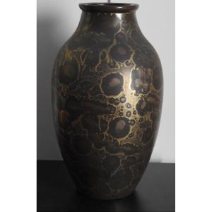 Magnifique Grand Vase De Lucien Bridoux (1878-1963)