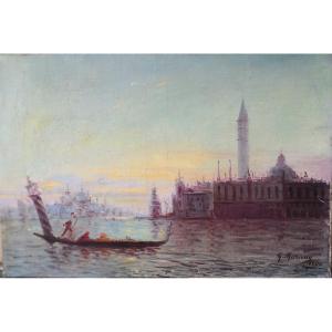 G. Mornay - Venise - Huile Sur Toile - XIX - XX