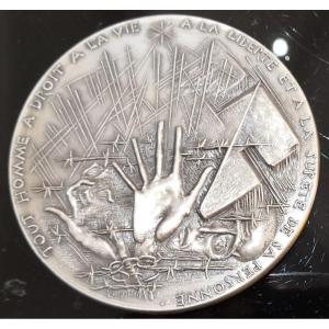 Silver Medal - XXth Anniversary Of The Declaration Of Human Rights