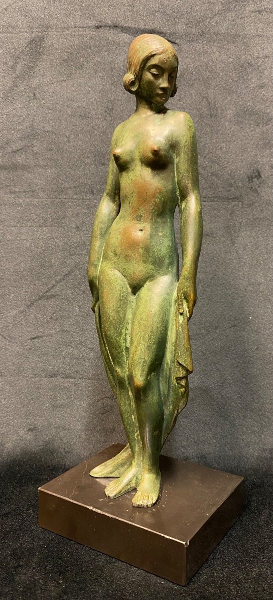 Bronze femme nue de Lucien Alliot