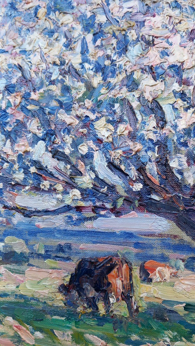 "apple Tree In Blossom" By André Prévost Valeri -photo-4