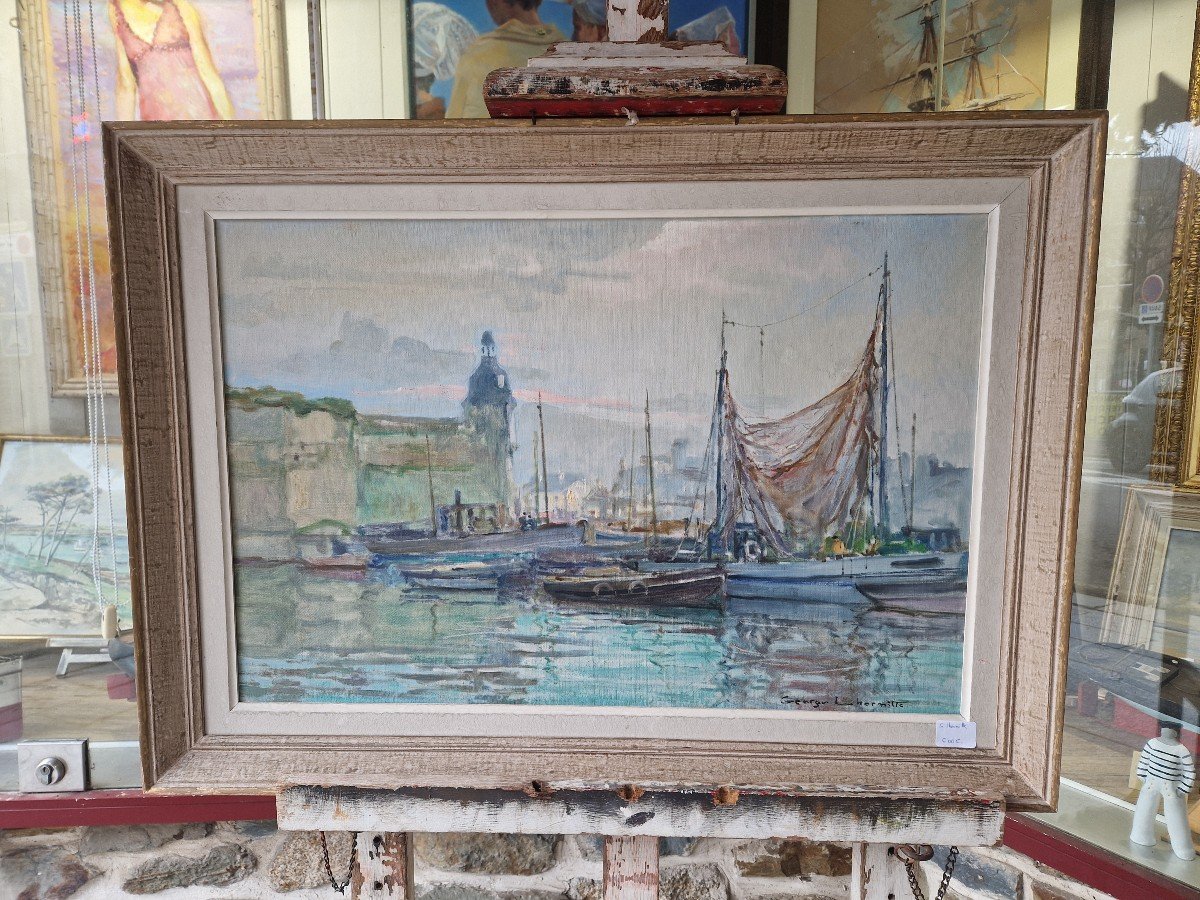 Marine Painting. The Walled City Of Concarneau -photo-2