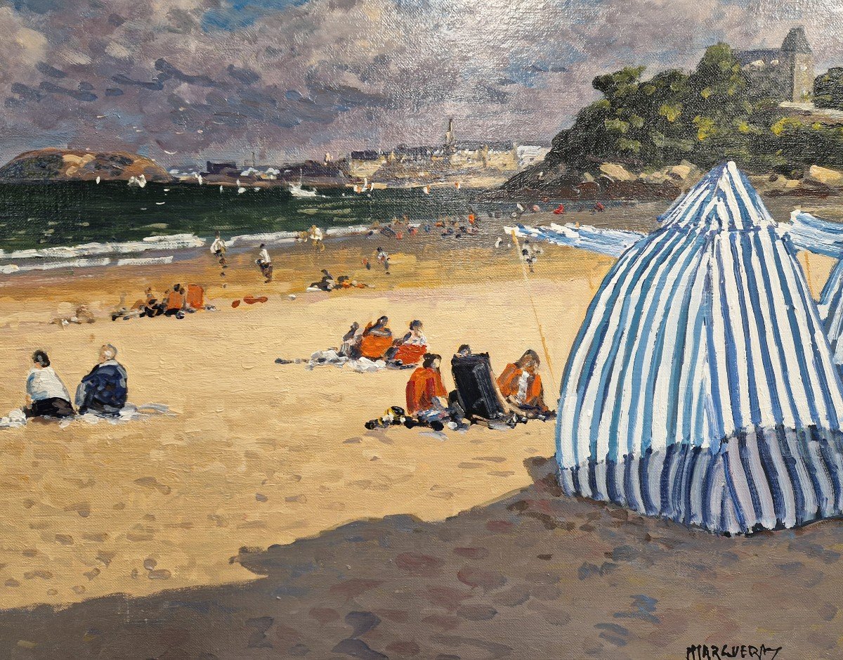 Avant l'Orage, Plage De l'écluse à Dinard De Margueray 