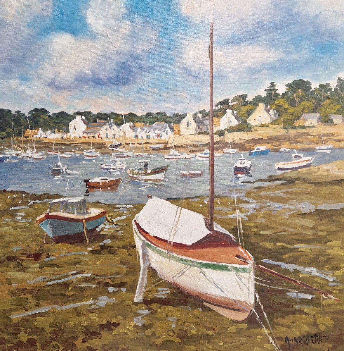 Boats At Ploumanac'h De Margueray 