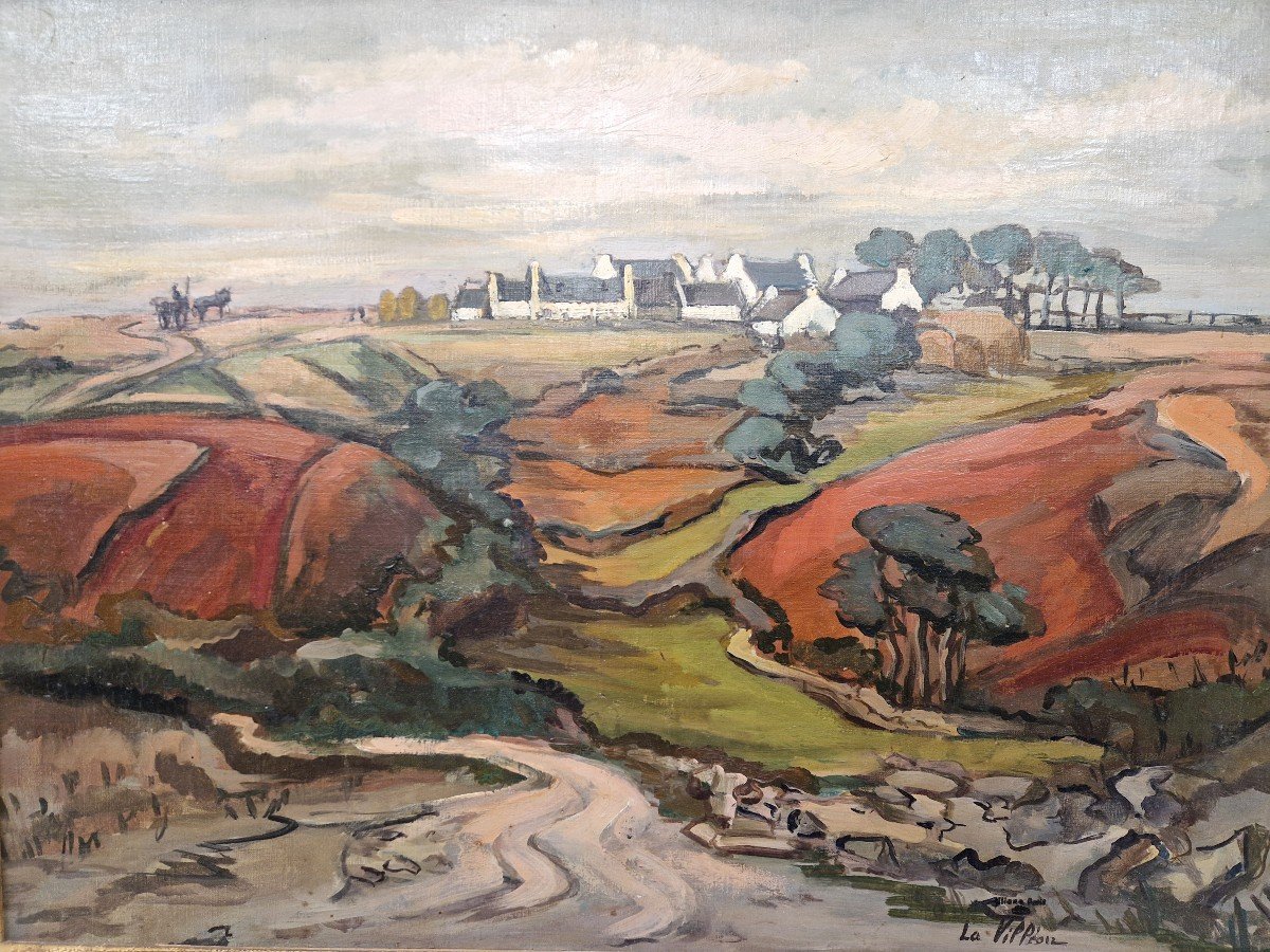 Paysage De Bretagne De La Villeon 