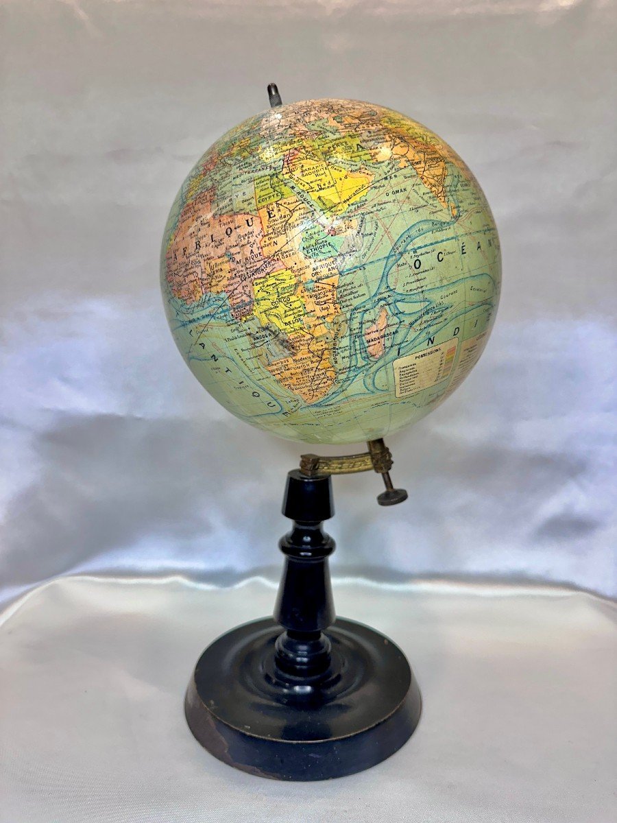 Vintage Globe - 1937 - 20th Century - Signed J.forest-photo-1