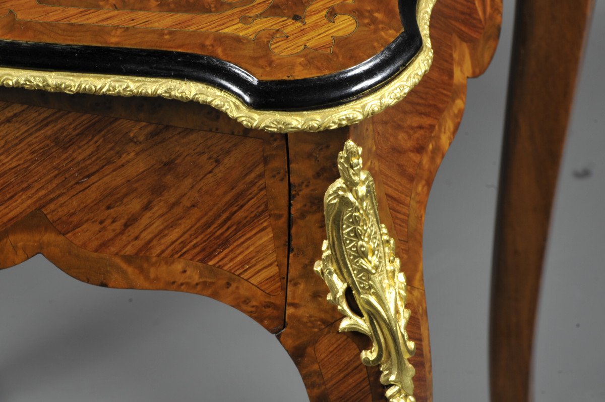Table De Salon De Style Louis XV Estampillée Paul Sormani -photo-2