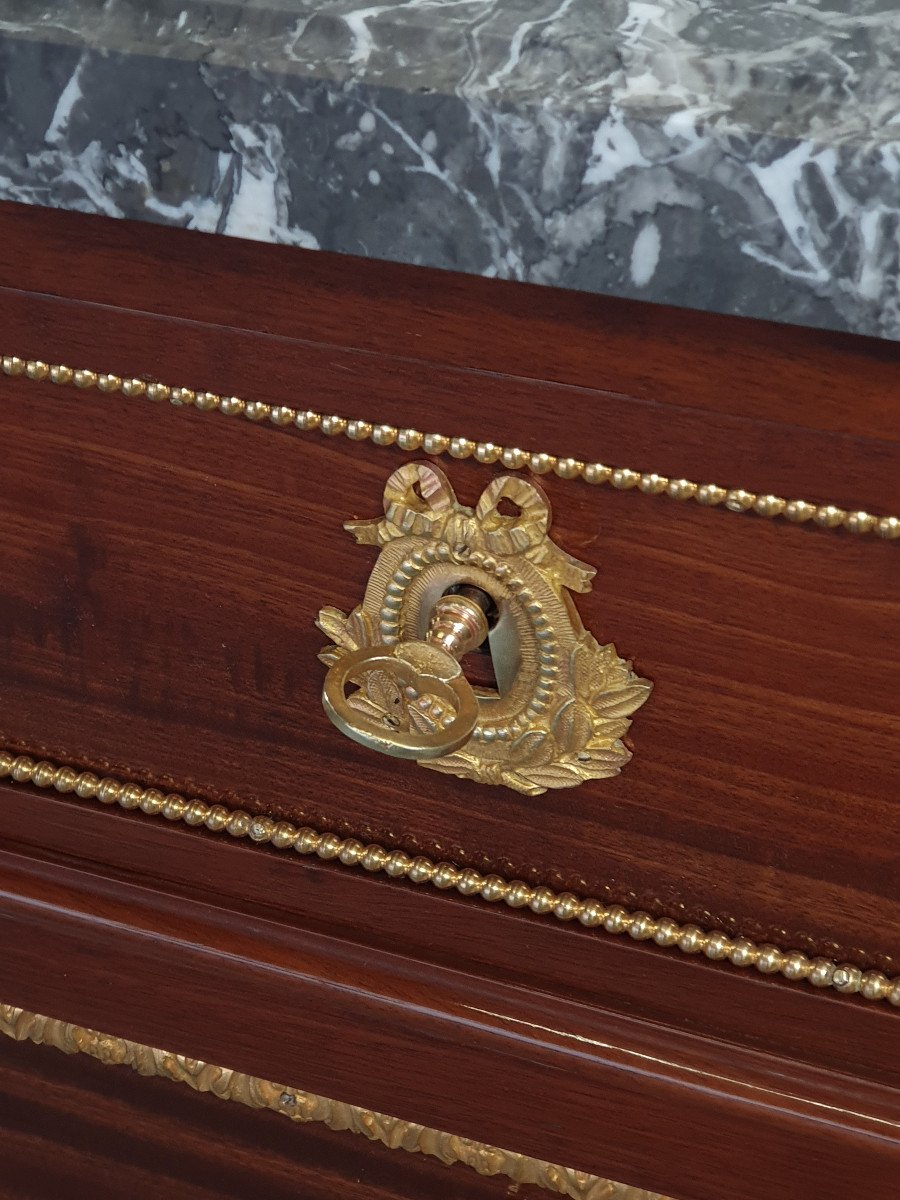 Louis XVI Commode Stamped Rinck In Paris After A Riesener Model-photo-1