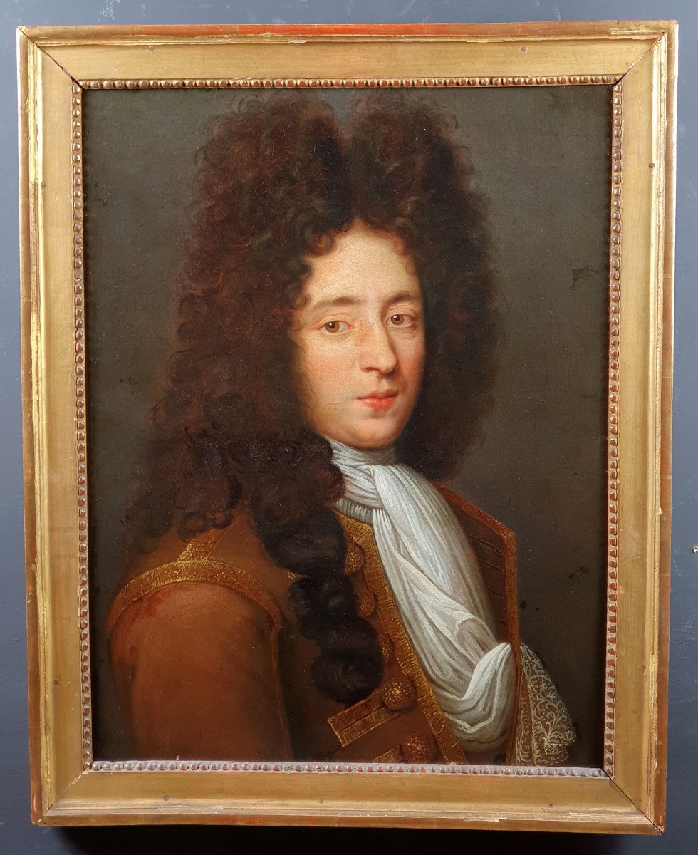 Portrait Du Prince Eugène De Savoie-carignan En Tenue De Chasse Vers 1700-photo-2