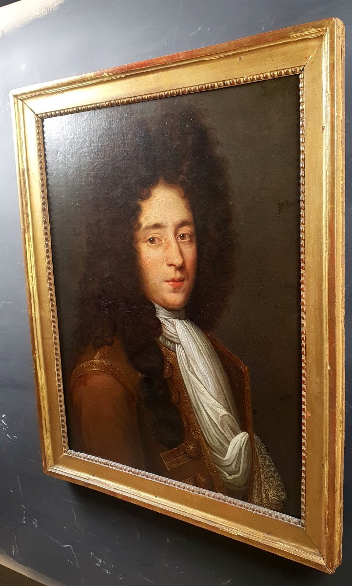 Portrait Du Prince Eugène De Savoie-carignan En Tenue De Chasse Vers 1700-photo-1