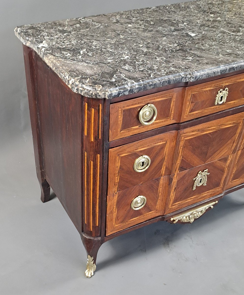 Transition Chest Of Drawers In Marquetry -photo-6