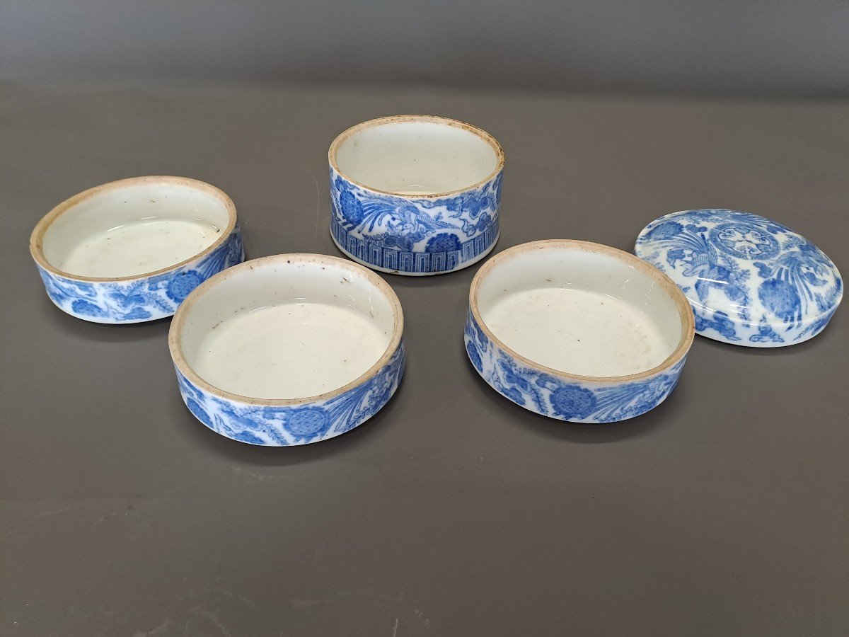 Japanese Porcelain Built-in Bowls-photo-5