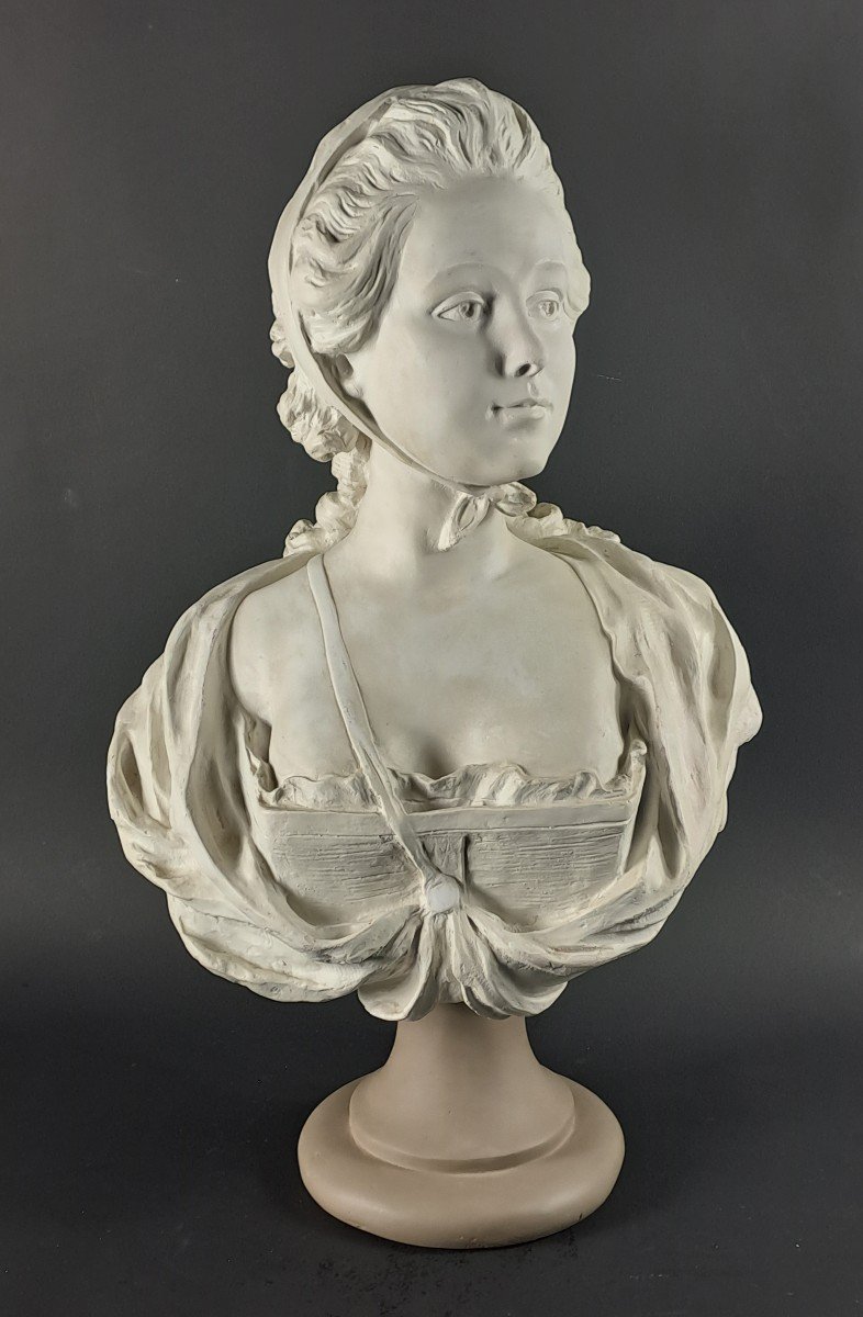 Plaster Bust Of Marie-anne De Camargo -photo-2