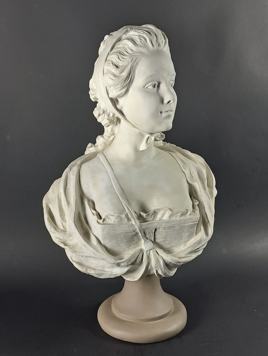 Plaster Bust Of Marie-anne De Camargo -photo-2