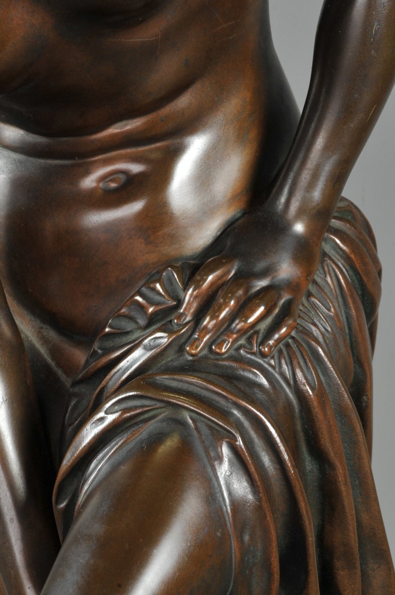 Venus Coming Out Of The Bath - Bronze Sculpture Signed Charles Gautier And Dated 1884-photo-1