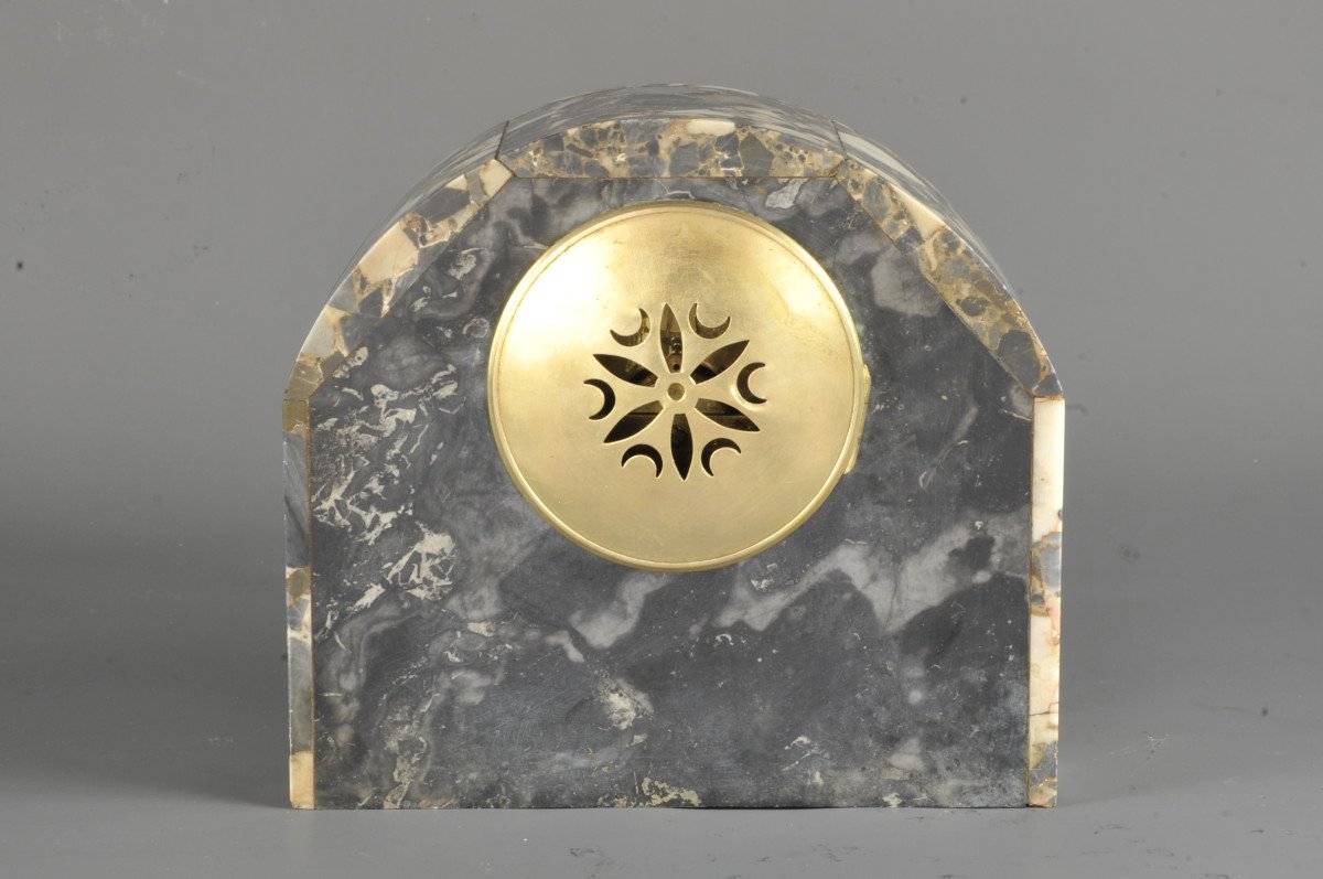 Art Deco Marble Clock-photo-4