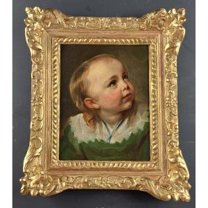 Portrait Of A Child - Flemish School After Van Dyck
