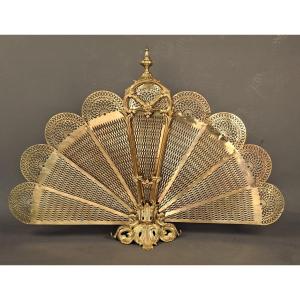 Firewall Fan-shaped In Gilt Bronze