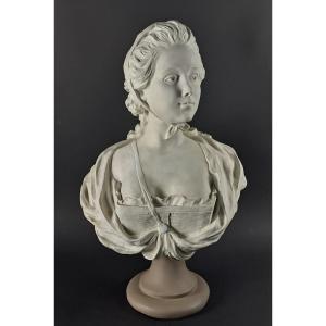 Plaster Bust Of Marie-anne De Camargo 