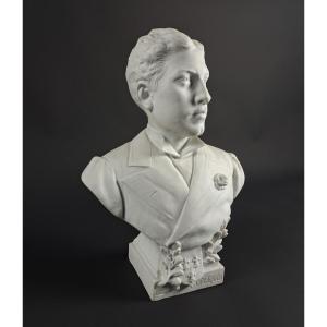 Vincenzo Cochi - Bust Of The Duke Of Orleans In Biscuit