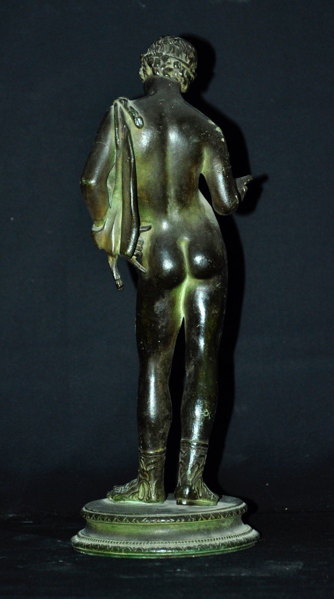 Statuette En Bronze époque XIXe Siècle Copie Antique-photo-3