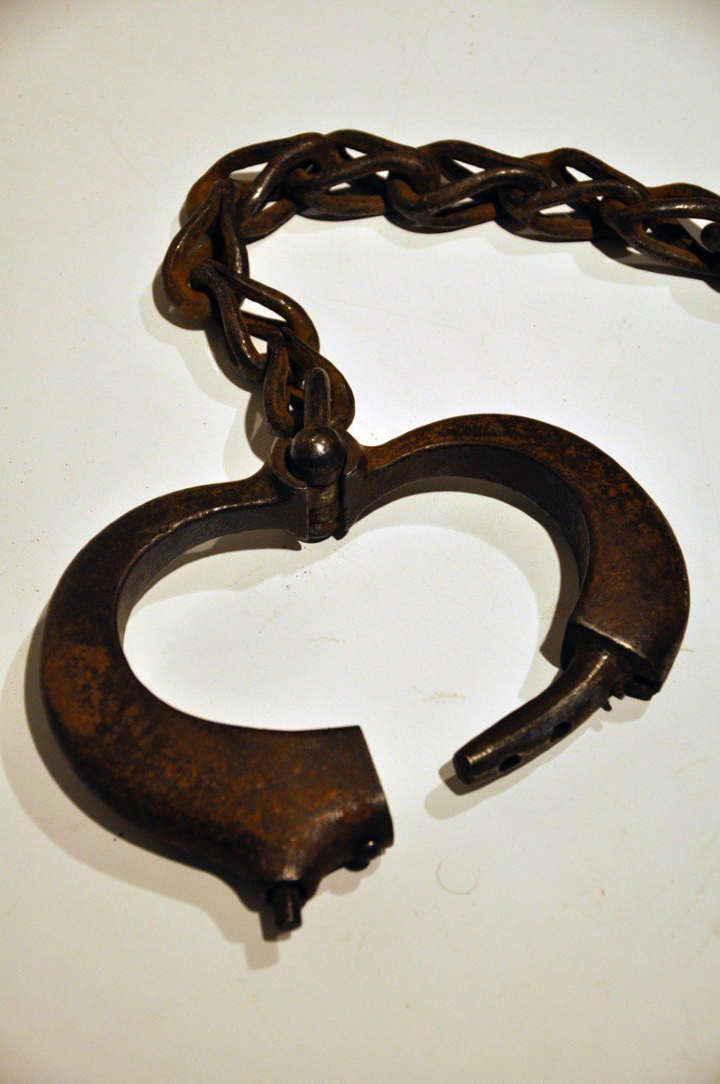 Foot Shackles For Death Row Convicts, 19th Century-photo-2