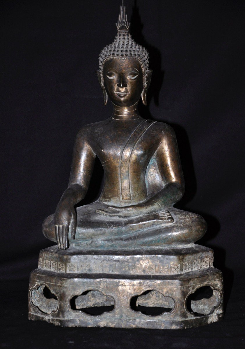 Seated Buddha Statue, Vietnamese Art, Late 19th Century