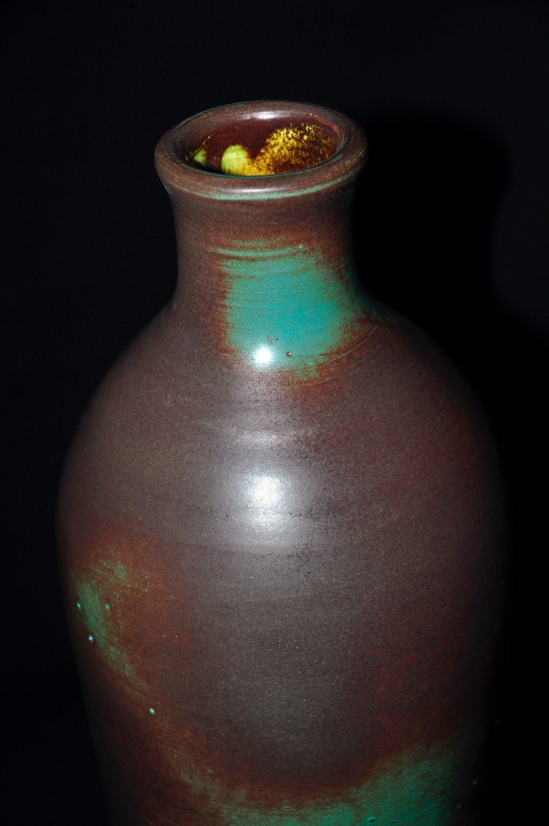 Grand vase en céramique signé Madoura, circa 1960-photo-2