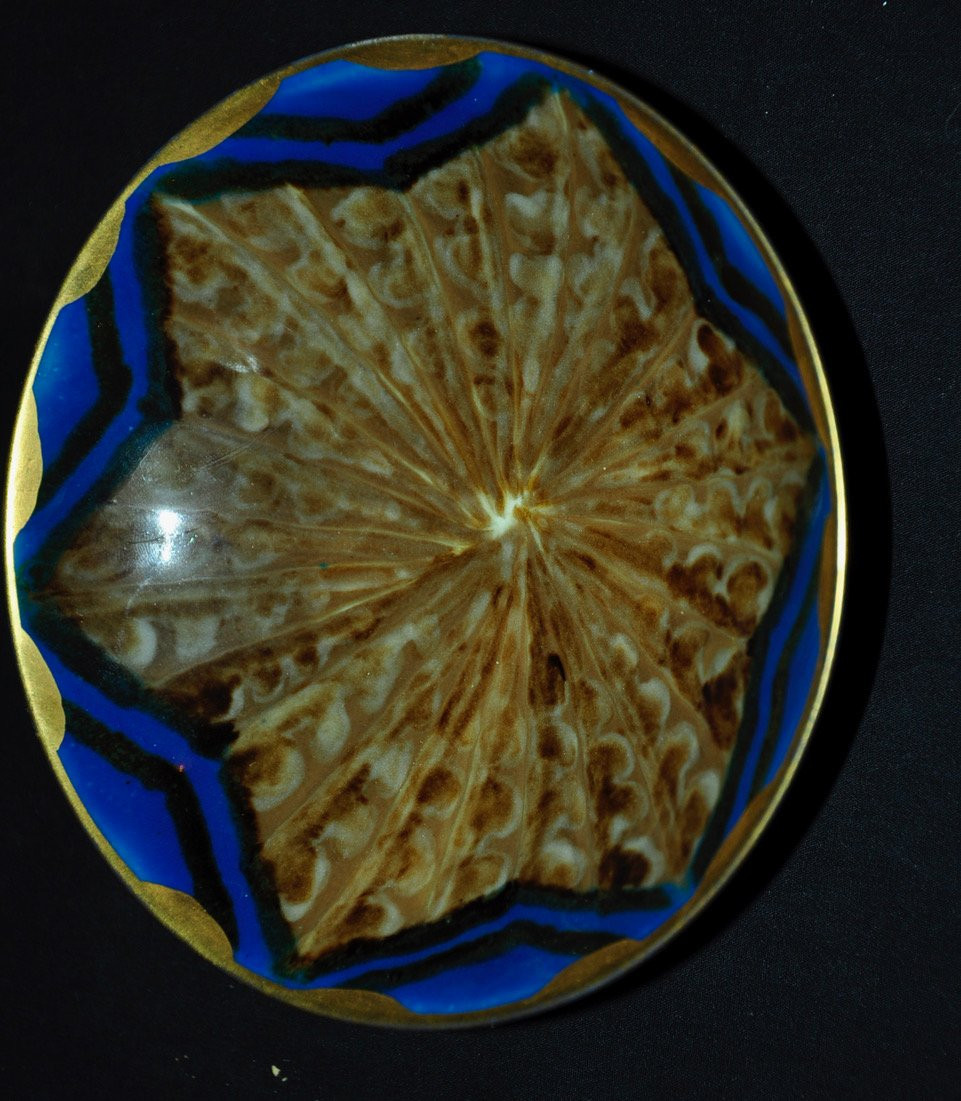 Assiette céramique signée Tharaud Limoges XXe siècle-photo-4