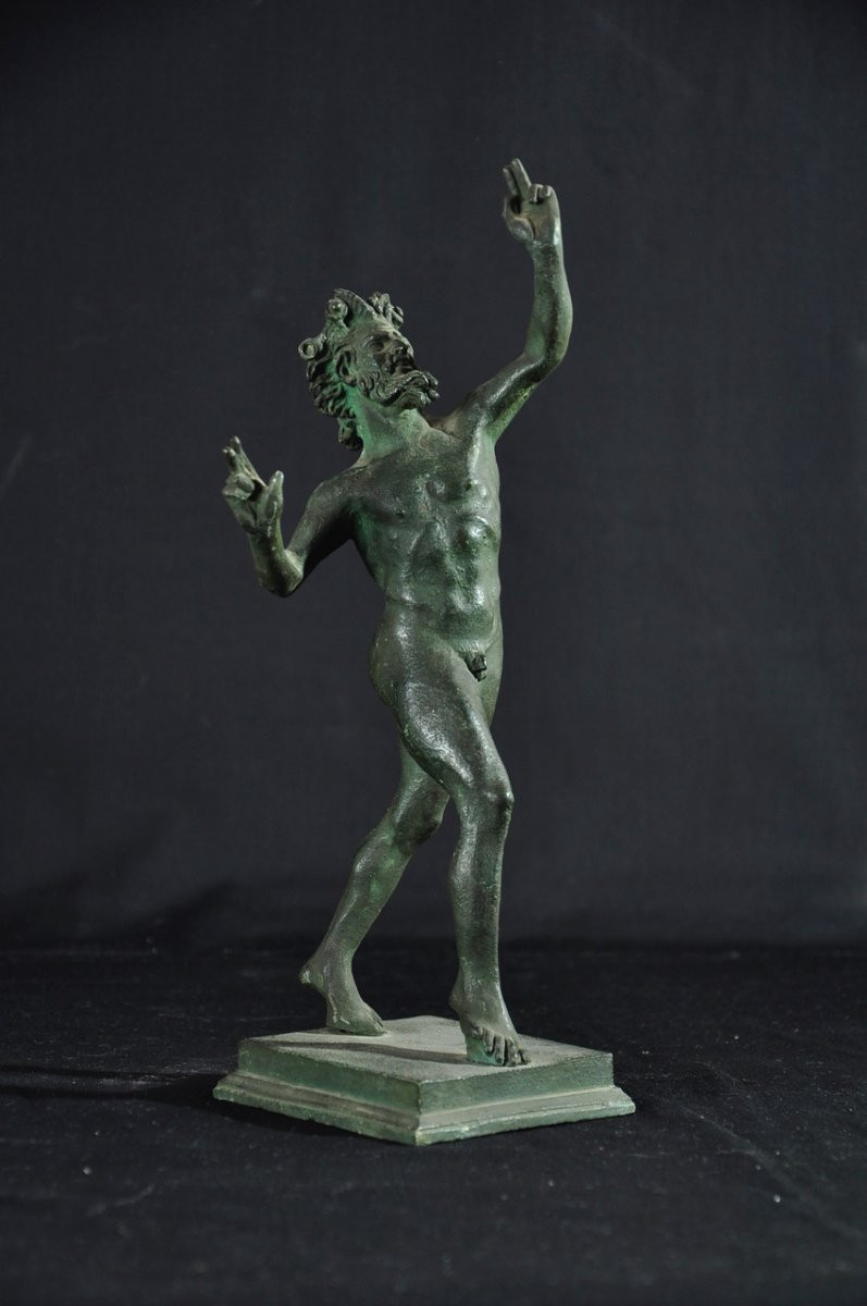 Patinated Bronze Fauna Of Pompeii In The Style Of Barbedienne, 19th Century-photo-2