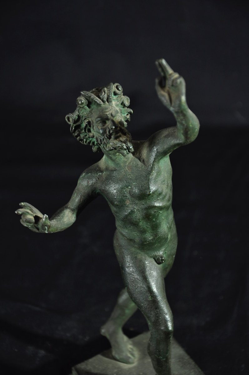 Patinated Bronze Fauna Of Pompeii In The Style Of Barbedienne, 19th Century-photo-3