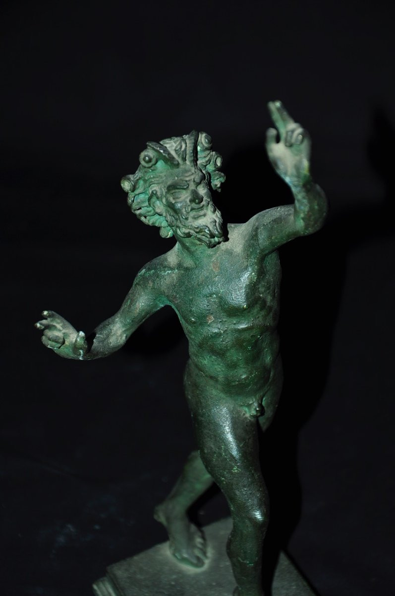 Patinated Bronze Fauna Of Pompeii In The Style Of Barbedienne, 19th Century-photo-4