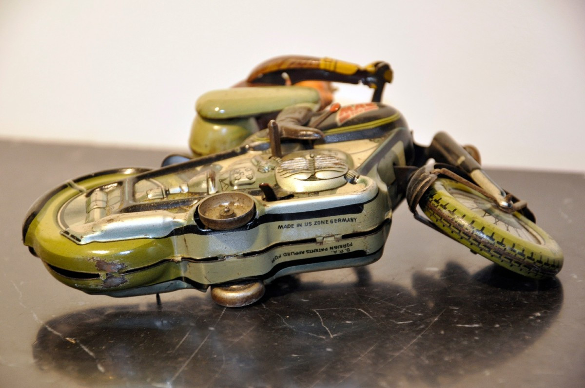 Tin Toy, Motorcycle Brand "arnold Mac 700" -photo-3