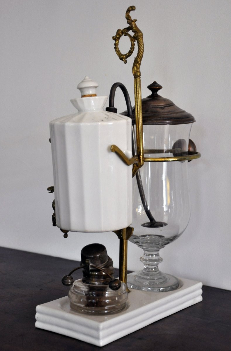 Siphon Coffee Maker Known As A Balance Coffee Maker, Napoleon III Period-photo-3