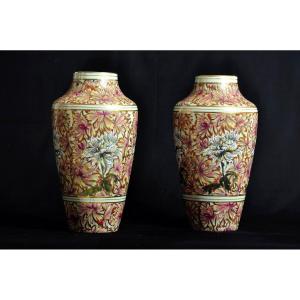 Limoges Porcelain Vases