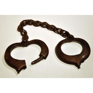 Foot Shackles For Death Row Convicts, 19th Century