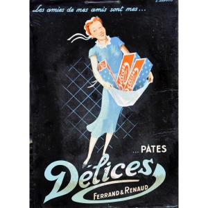 Affiche Publicitaire De 1950