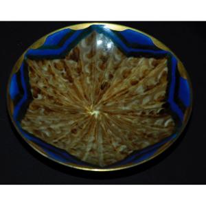 Assiette céramique signée Tharaud Limoges XXe siècle