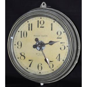 Industrial Electric Bulle-clock Clock Circa 1930