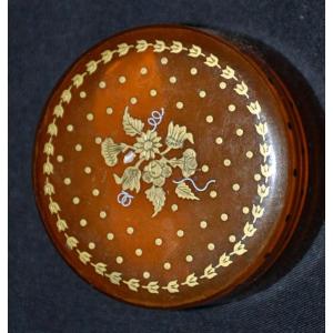 19th Century Tortoiseshell And Gold Pill Box