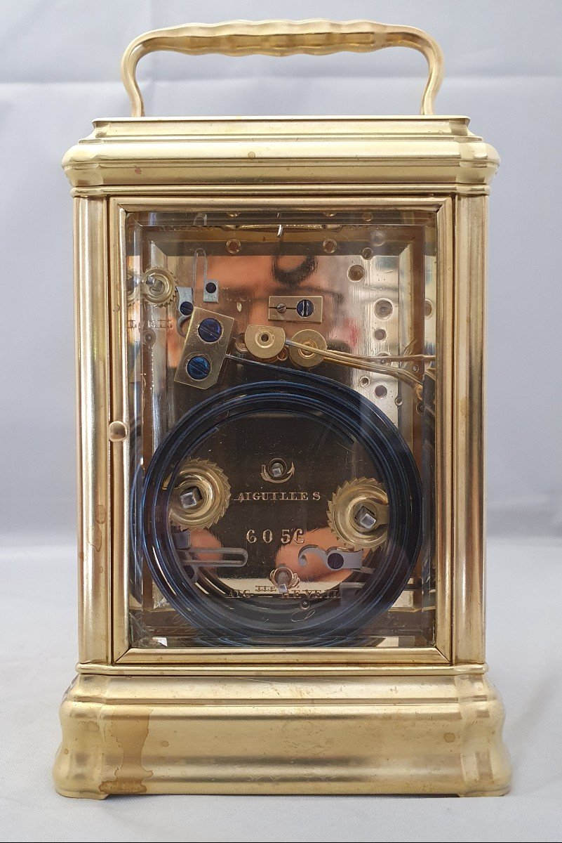 Carriage Clock Grand Sonnerie And Small Seconds Leroy Et Fils 236 Regent Street London-photo-3