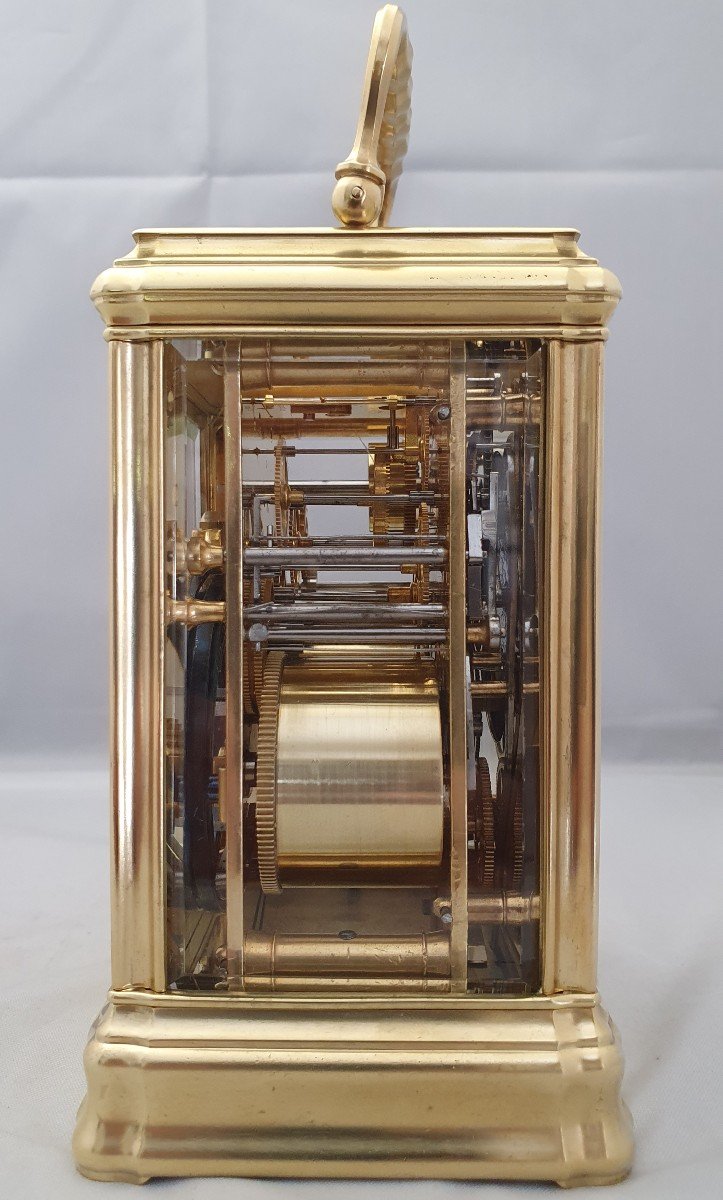 Carriage Clock Grand Sonnerie And Small Seconds Leroy Et Fils 236 Regent Street London-photo-4