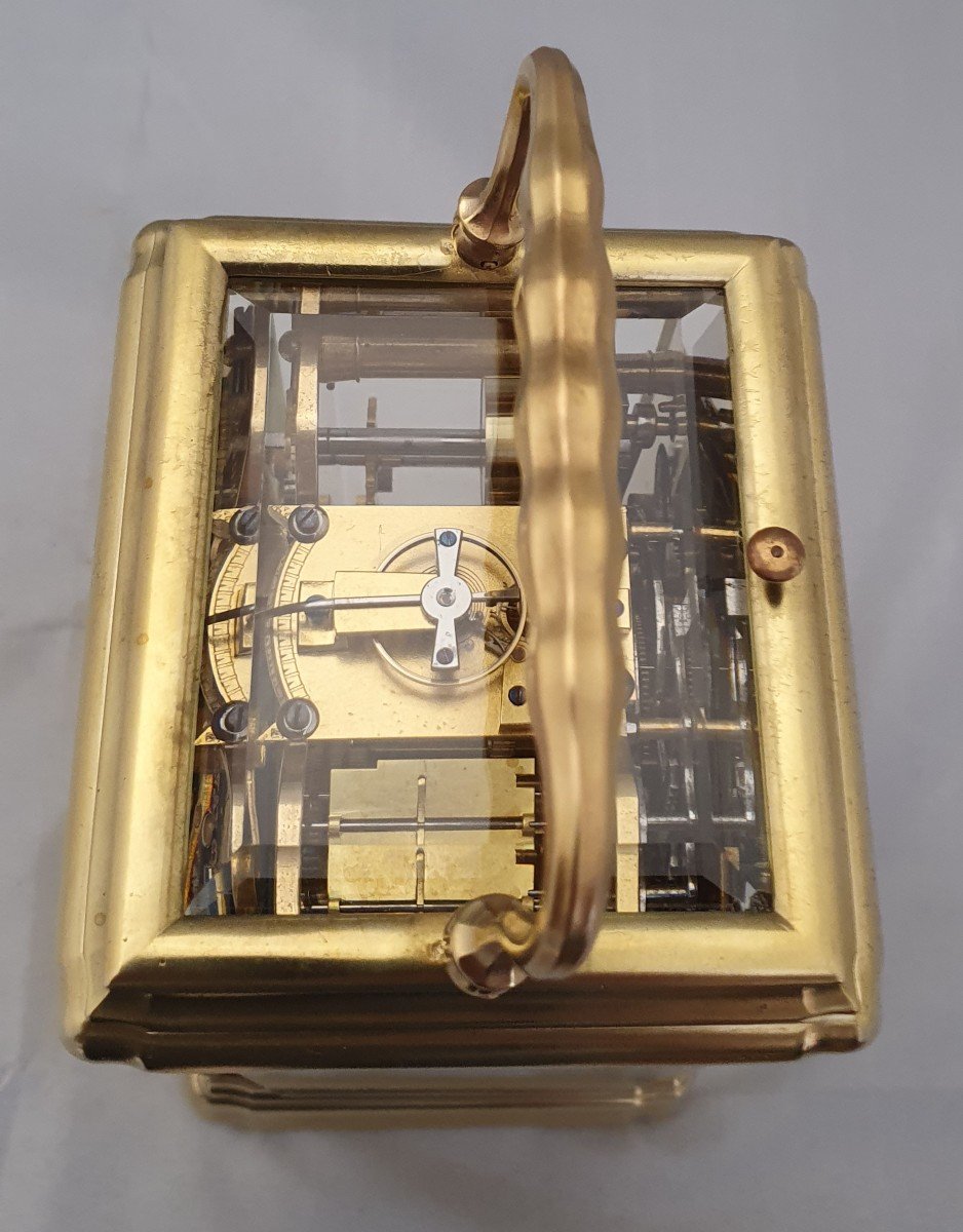 Carriage Clock Grand Sonnerie And Small Seconds Leroy Et Fils 236 Regent Street London-photo-3