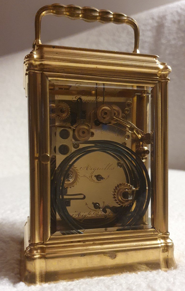 Petite Sonnerie Travel Clock L. Leroy Et Cie - Henri Jacot-photo-3